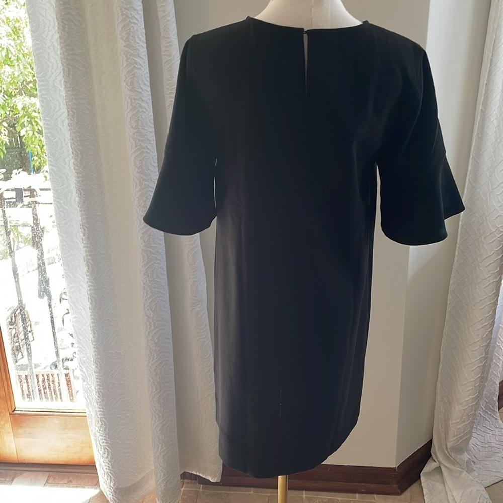 Madewell Flutter Sleeve Mini Dress LBD Small EUC - Picture 7 of 9